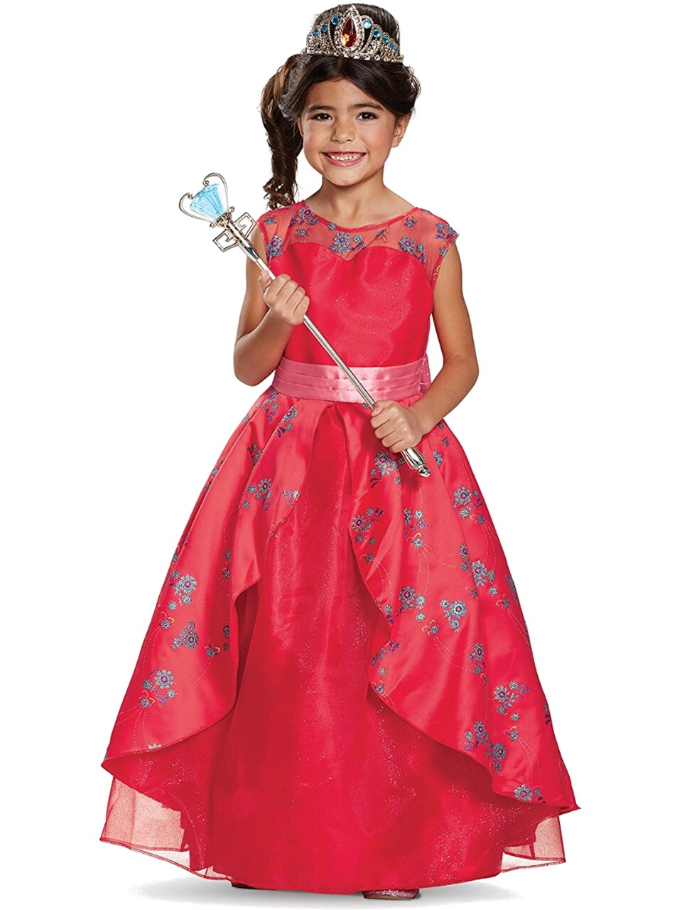 Child's Girls Prestige Elena Of Avalor Adventure Dress Costume